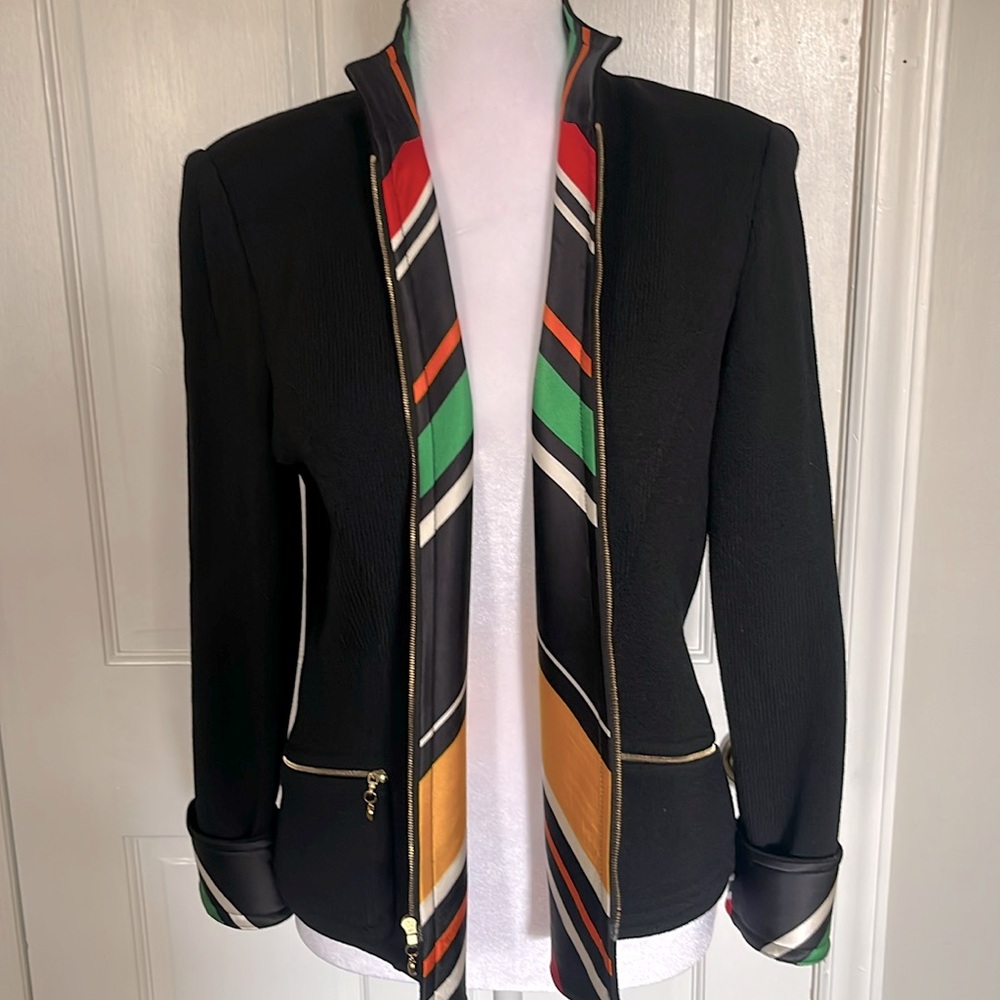 St. John Collection by Marie Gray zip sweater jacket